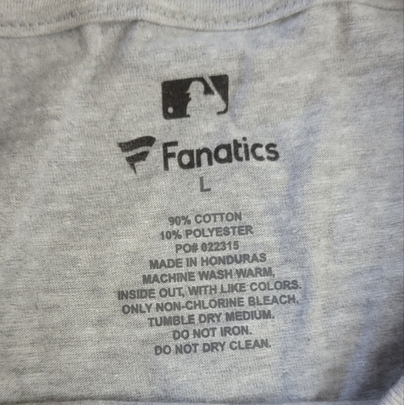 Los Angeles Angels Baseball MLB Fanatics Men's Grey Size Large Long Sleeved - Picture 2 of 7